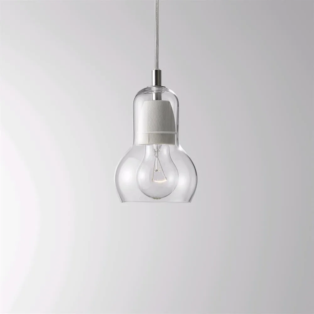 Bulb pendel SR1, transparent ledning &Tradition