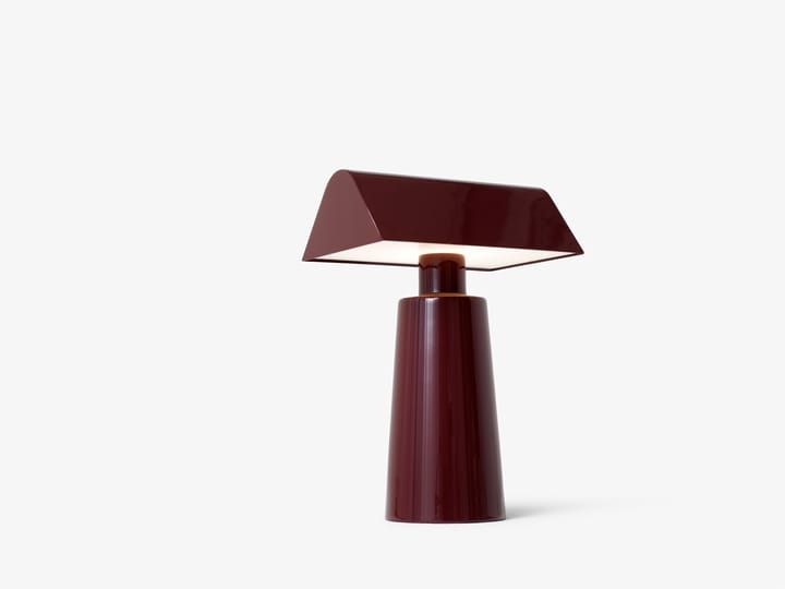 Caret MF1 bærbar bordlampe, Dark burgundy &Tradition