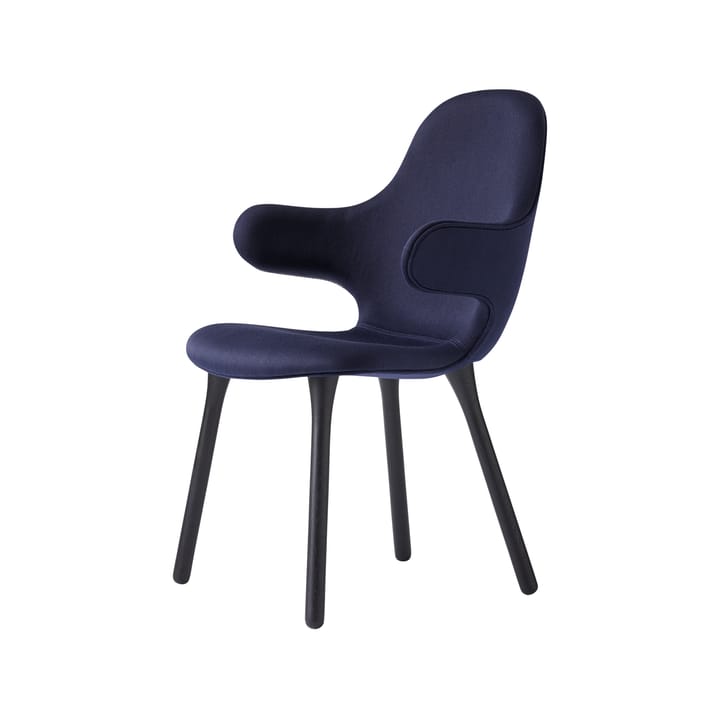 Catch JH1 stol, Balder 782 dark blue, sort eg &Tradition