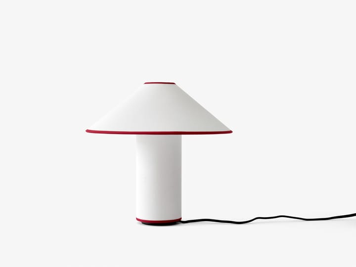 Colette ATD6 bordlampe, White & Merlot &Tradition