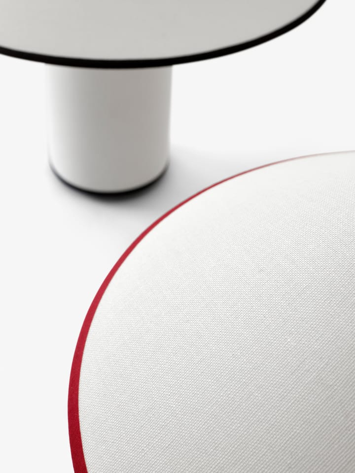 Colette ATD6 bordlampe, White & Merlot &Tradition