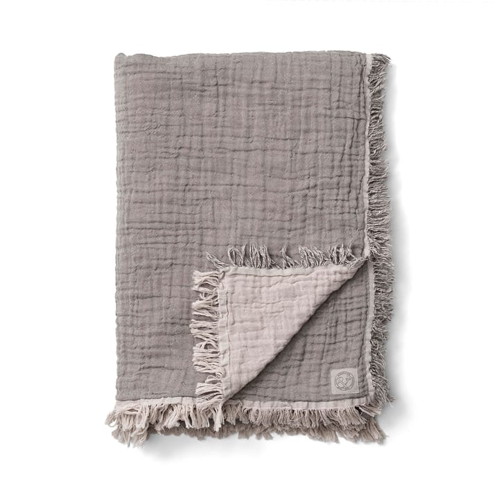 Collect bomuldsplaid SC32 140x210 cm, Cloud & Slate (beige/grå) &Tradition