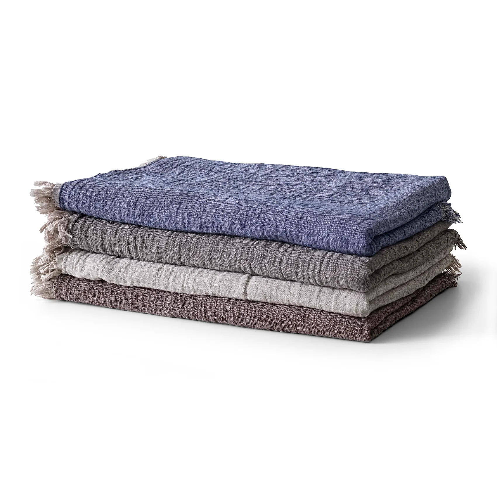 Collect bomuldsplaid SC33 260x260 cm, Cloud & Milk (beige/hvid) &Tradition