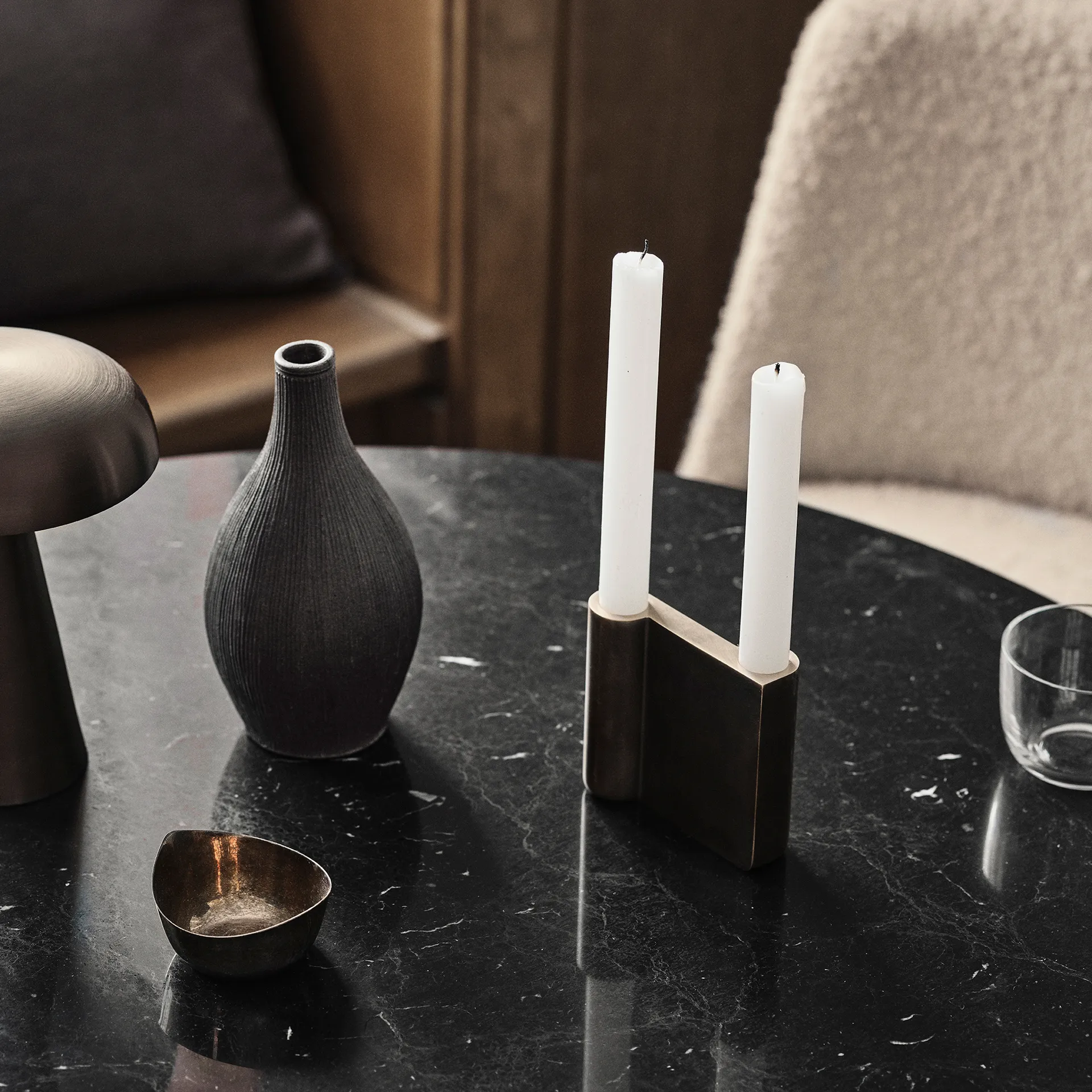 Collect lysestage SC39, Bronzed brass &Tradition