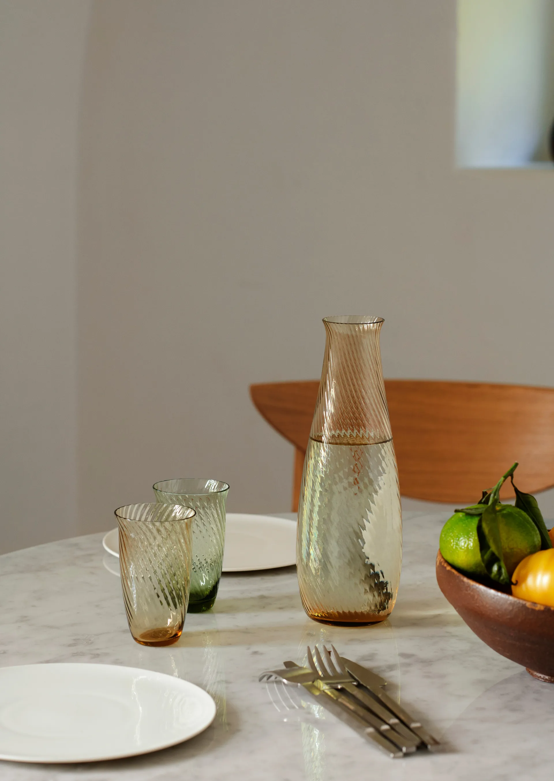 Collect SC60 vandglas 2-pak, Amber &Tradition