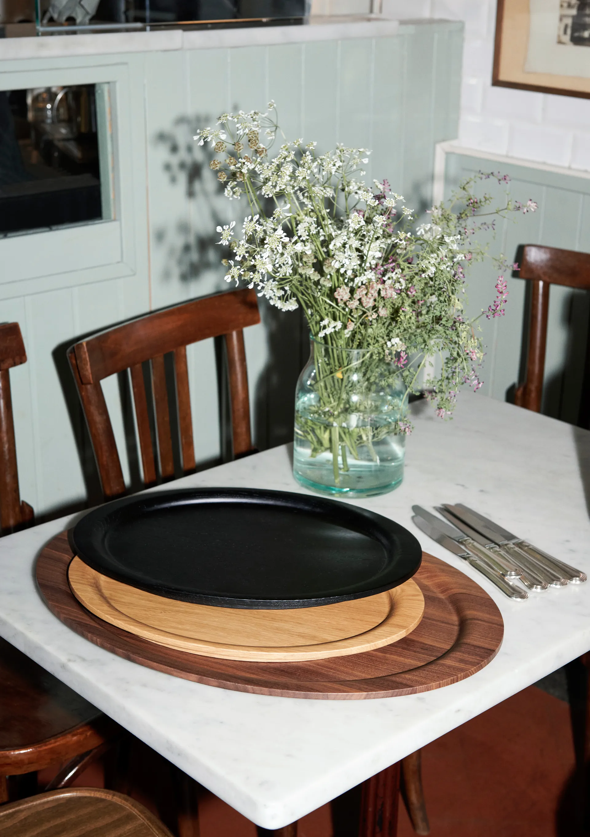 Collect SC65 bakke 38 cm, Black Stained Oak &Tradition