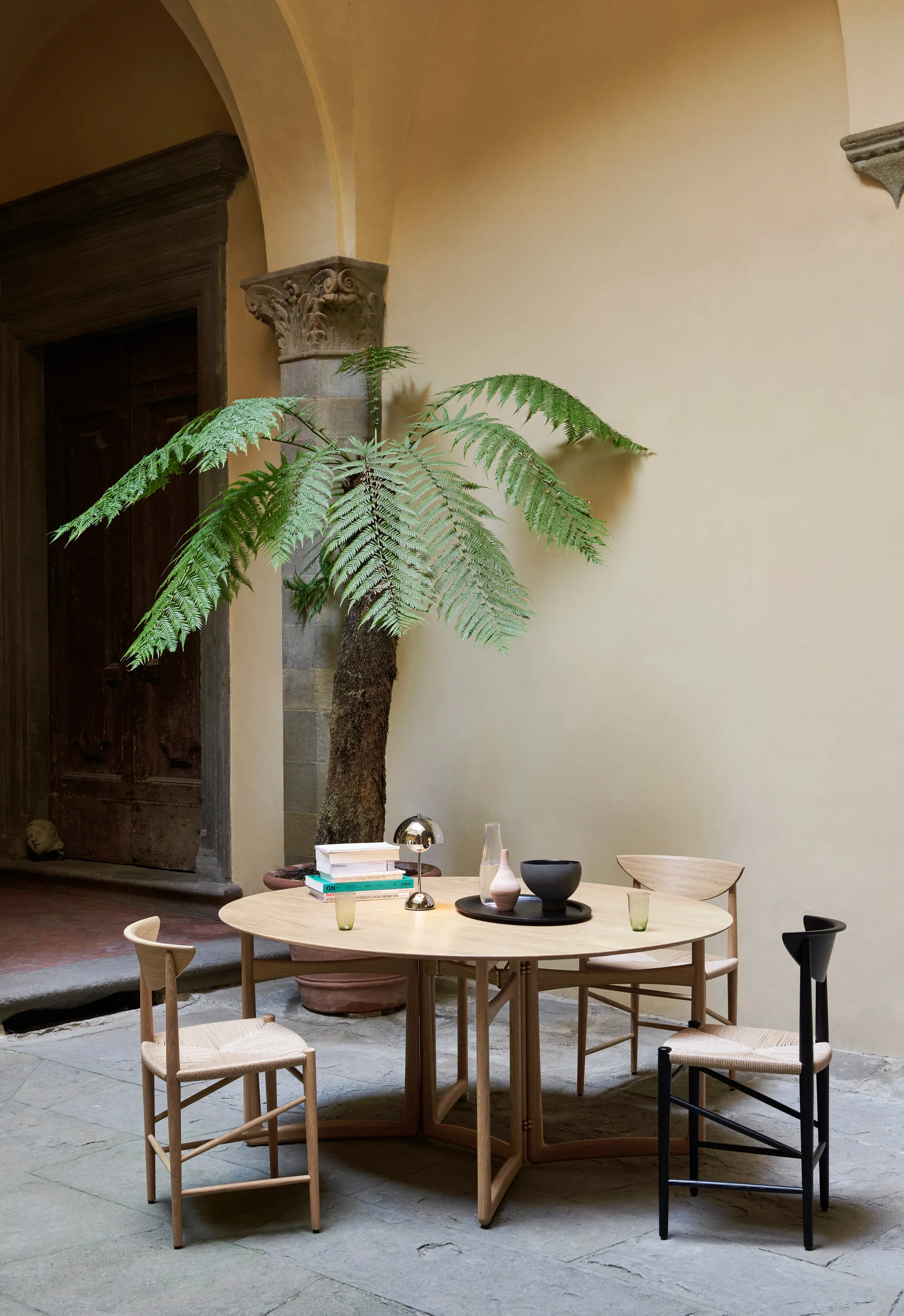 Collect SC65 bakke 38 cm, Black Stained Oak &Tradition