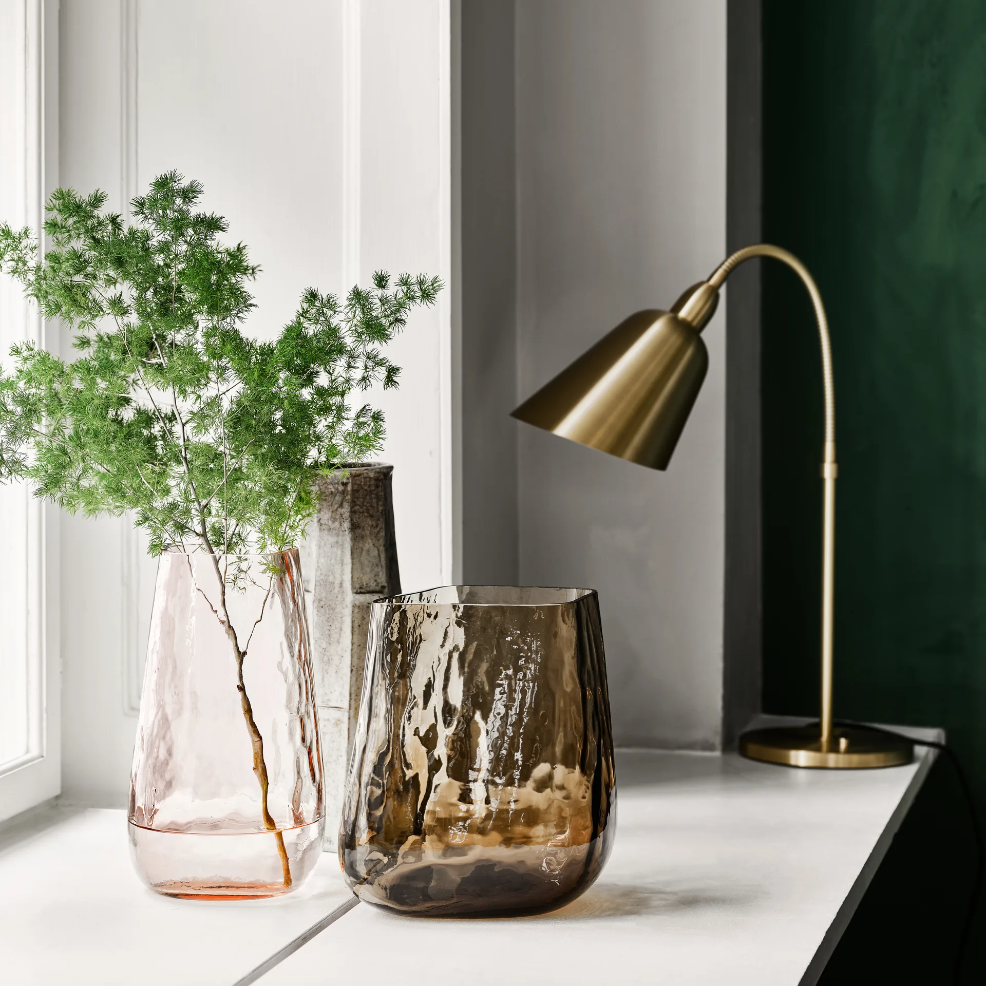 Collect SC67 vase glas 23 cm, Forest &Tradition