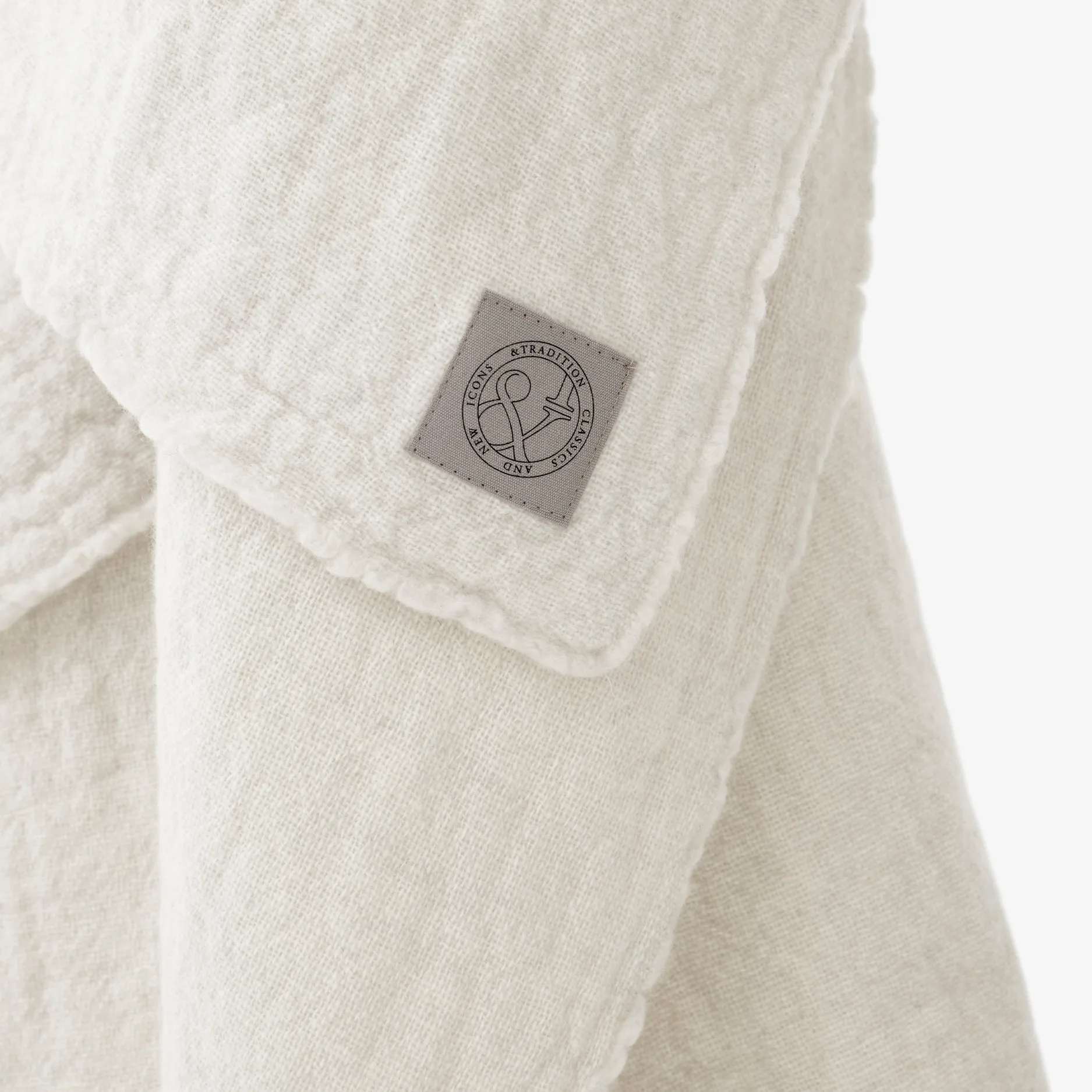 Collect uldtæppe SC34 130x180 cm, Cloud & Milk &Tradition