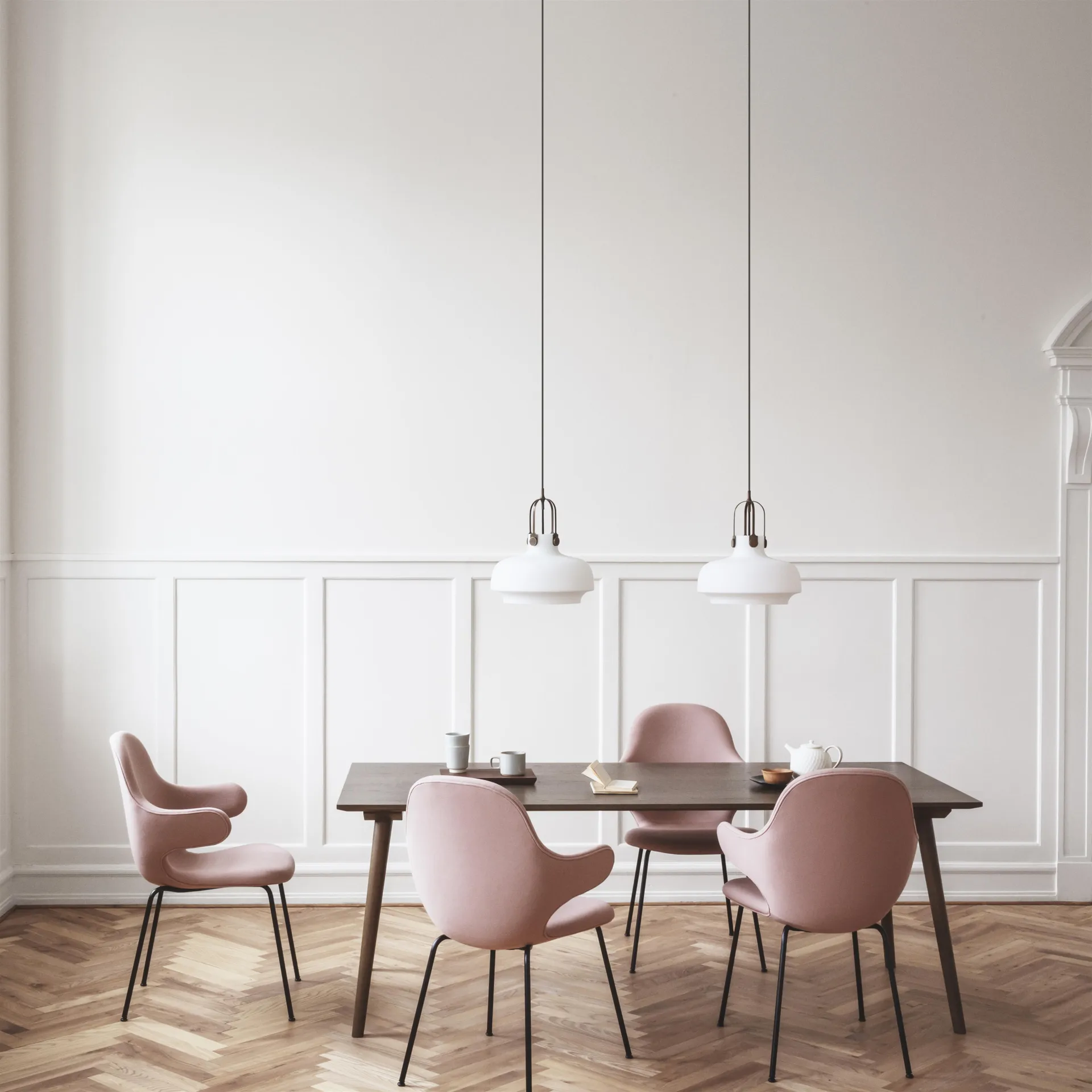 Copenhagen pendel SC6, opalglas-messing &Tradition