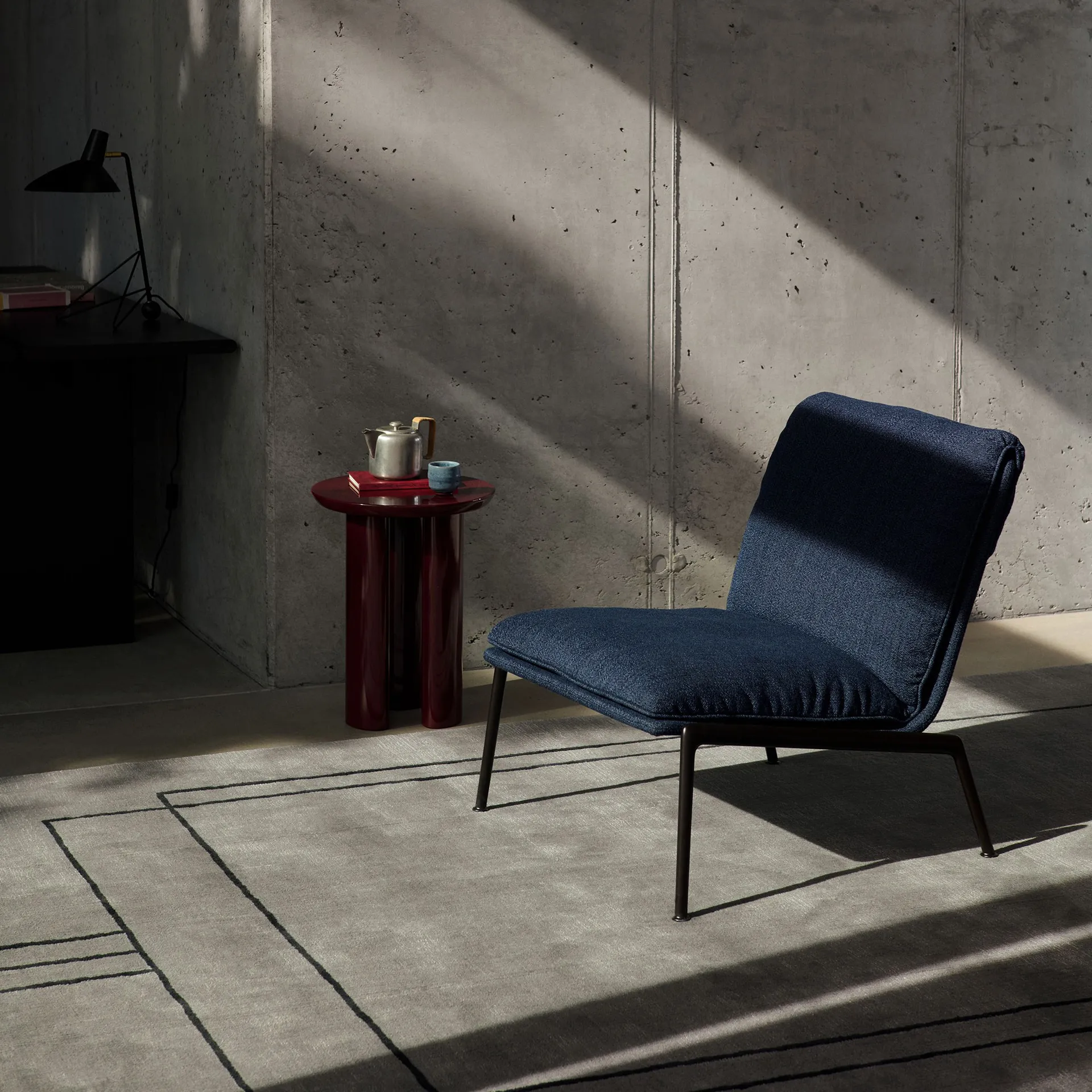 Cruise AP11 tæppe 240x240 cm, Colombo Grey Blue &Tradition