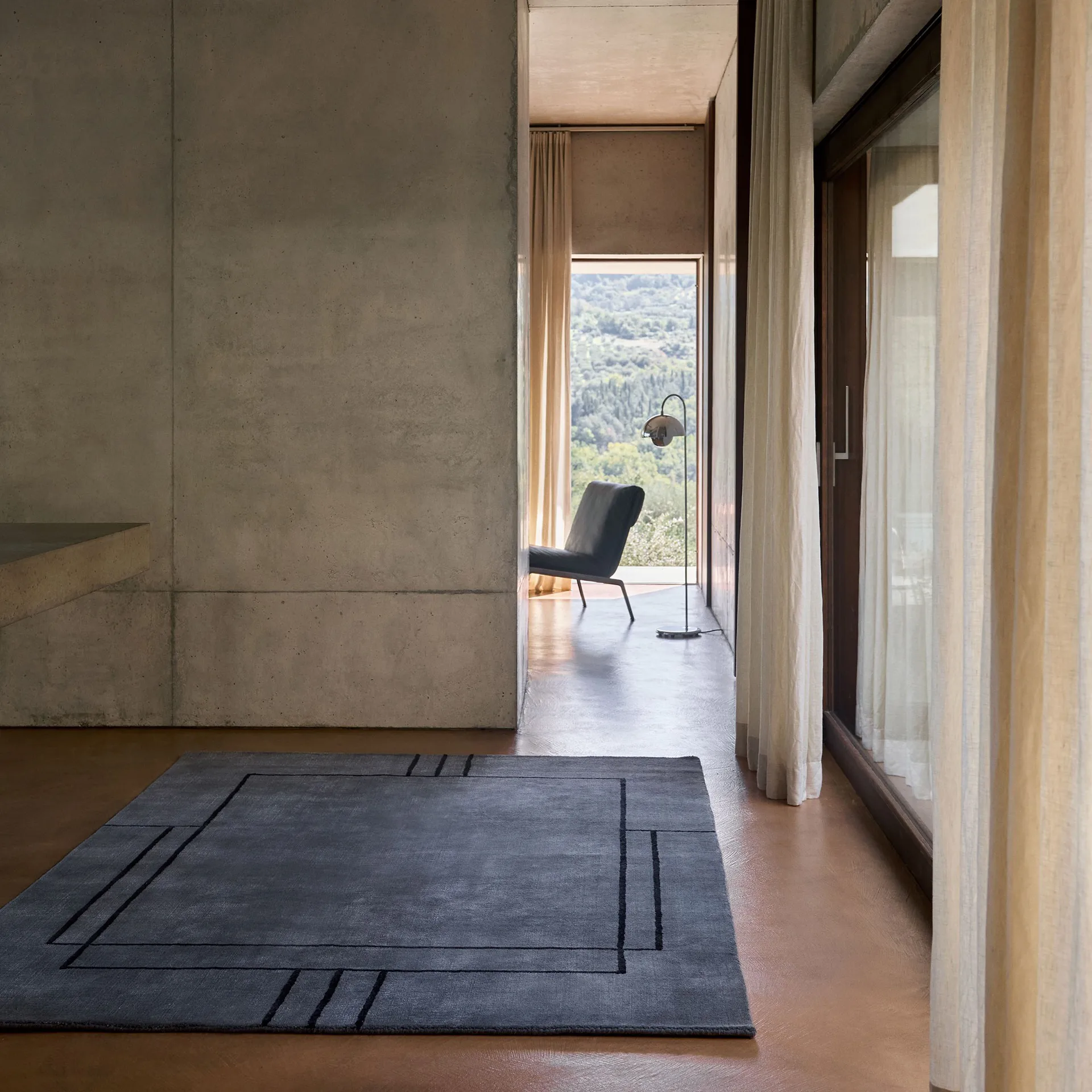 Cruise AP23 tæppe 170x240 cm, Colombo Grey Blue &Tradition