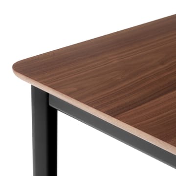 Drip HW116 spisebord 83x193 cm - Black frame-clear lacq. walnut - &Tradition