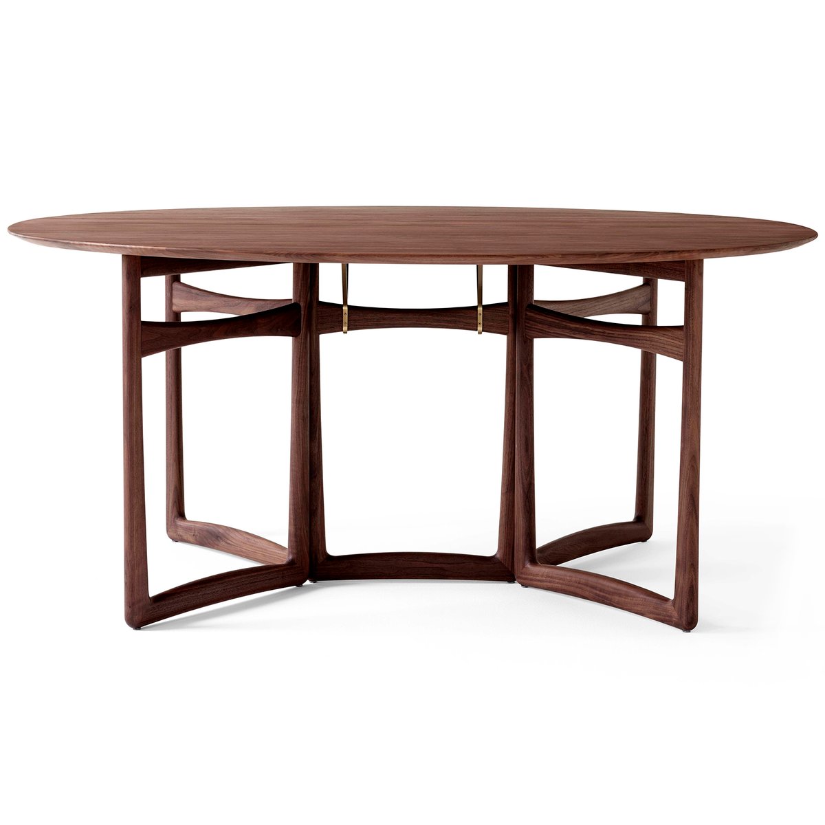 &Tradition Drop Leaf spisebord HM6 Valnød | Skandinavisk Design | Spiseborde | Brun