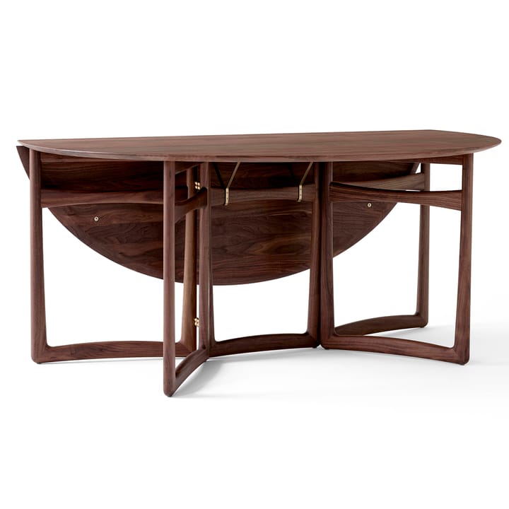 Drop Leaf spisebord HM6, Valnød &Tradition