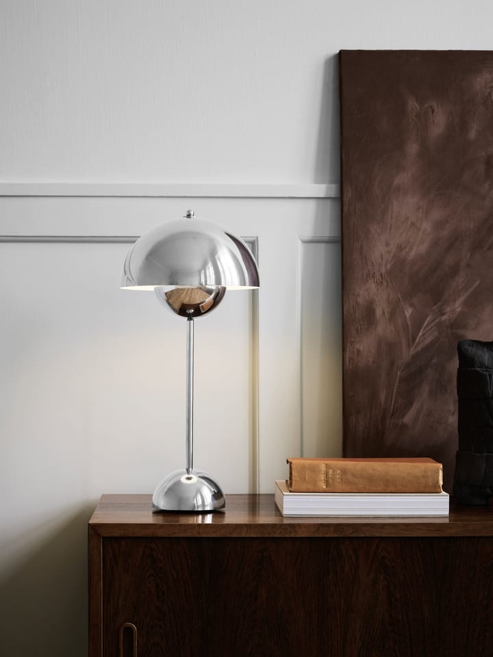 FlowerPot bordlampe VP3, Chrome-plated &Tradition