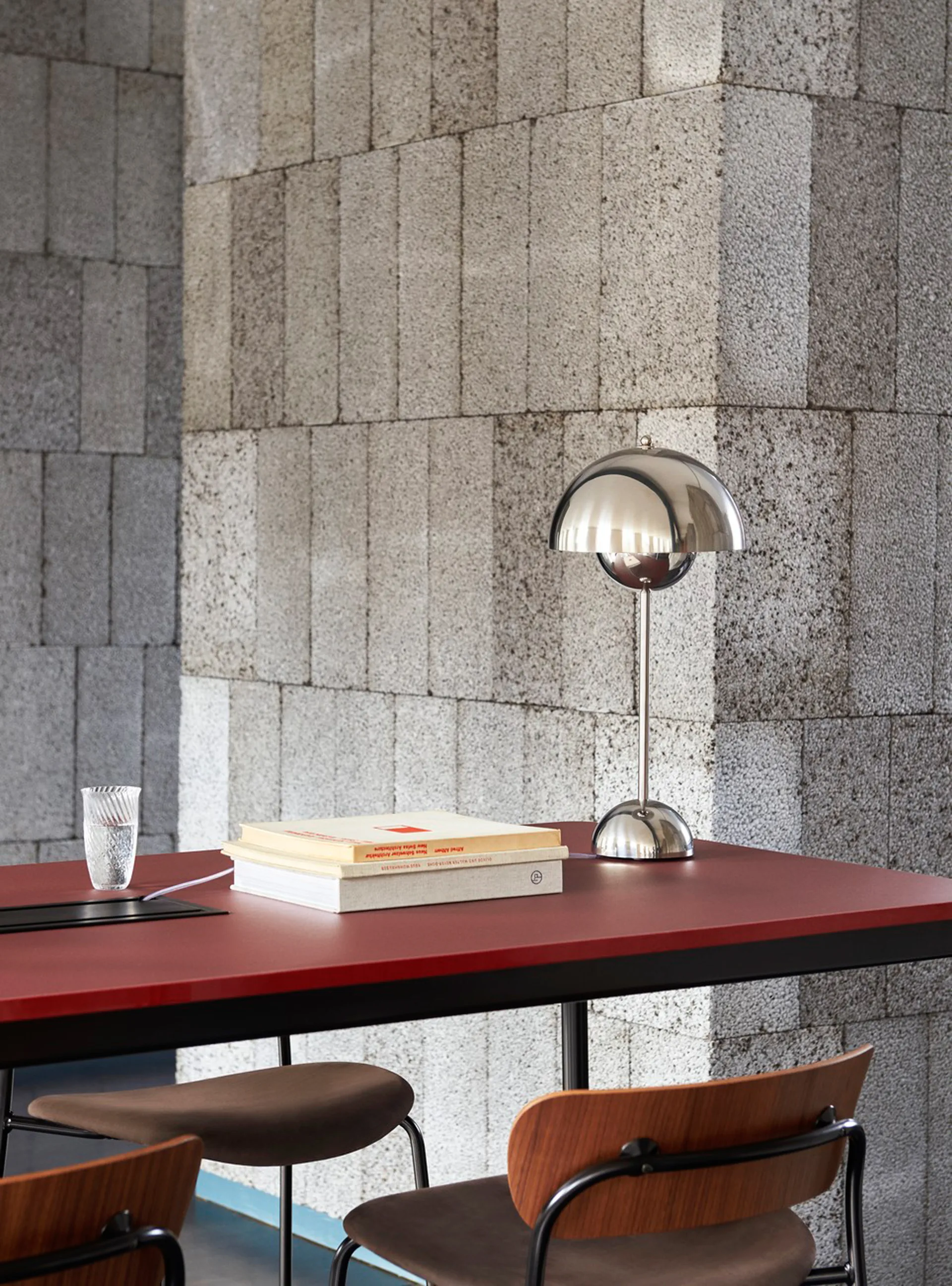 FlowerPot bordlampe VP3, Chrome-plated &Tradition