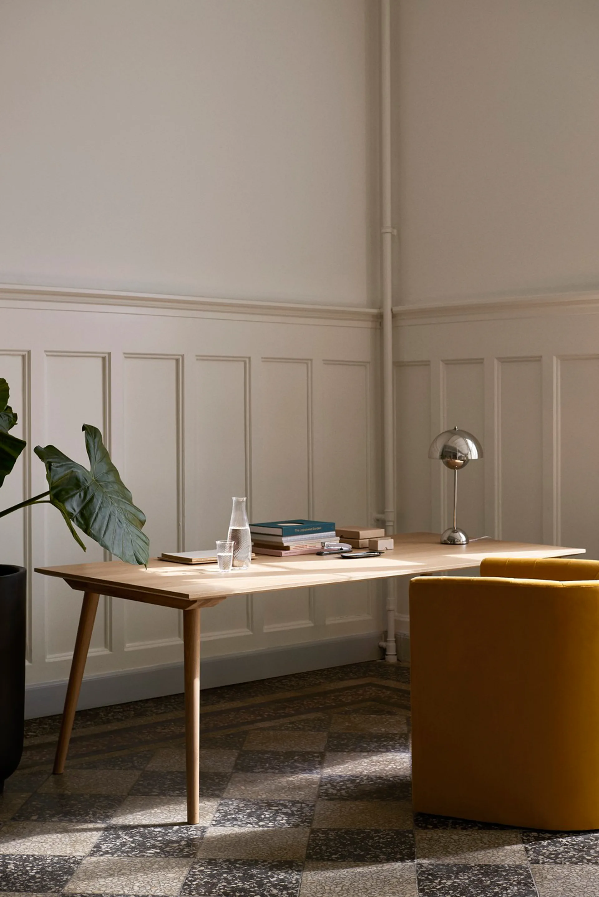 FlowerPot bordlampe VP3, Chrome-plated &Tradition