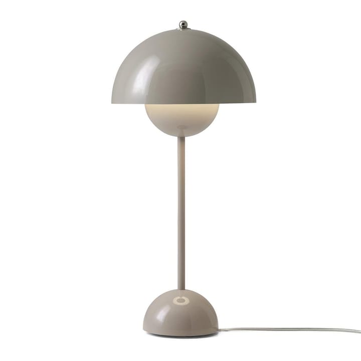 FlowerPot bordlampe VP3, grå-beige &Tradition