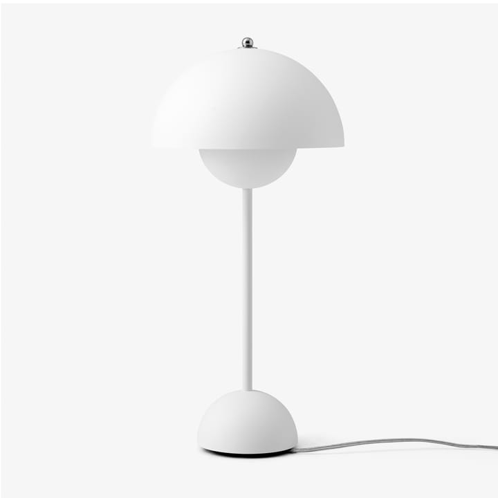 FlowerPot bordlampe VP3, mat hvid &Tradition