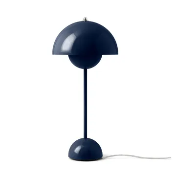FlowerPot bordlampe VP3 - Steel blue - &Tradition