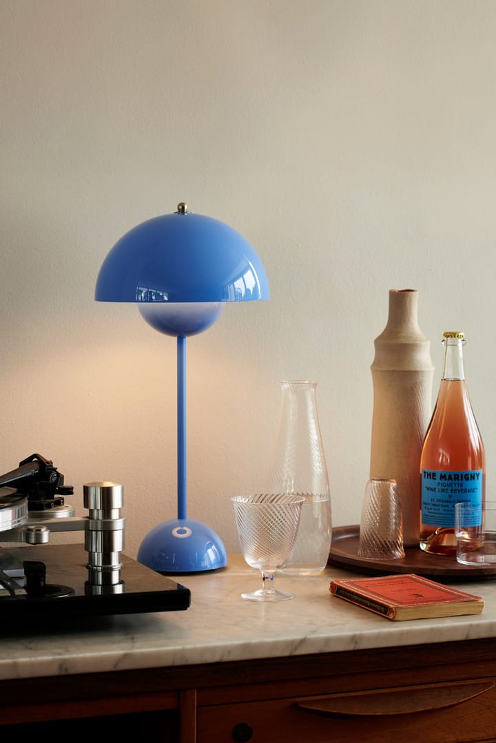 FlowerPot bordlampe VP3, Swim blue &Tradition