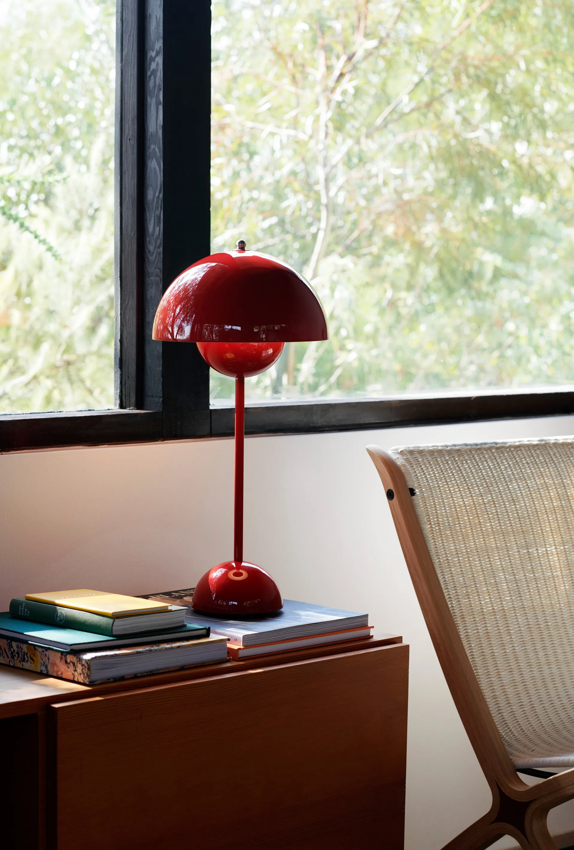 FlowerPot bordlampe VP3, Vermilion red &Tradition