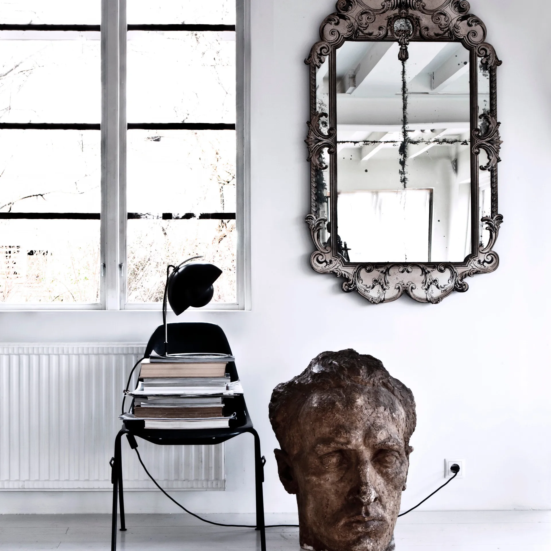 FlowerPot bordlampe VP4, mat sort &Tradition