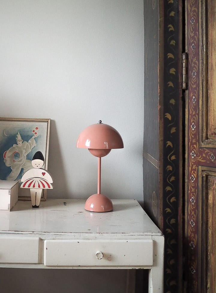 Flowerpot portable bordlampe VP9, Beige red &Tradition