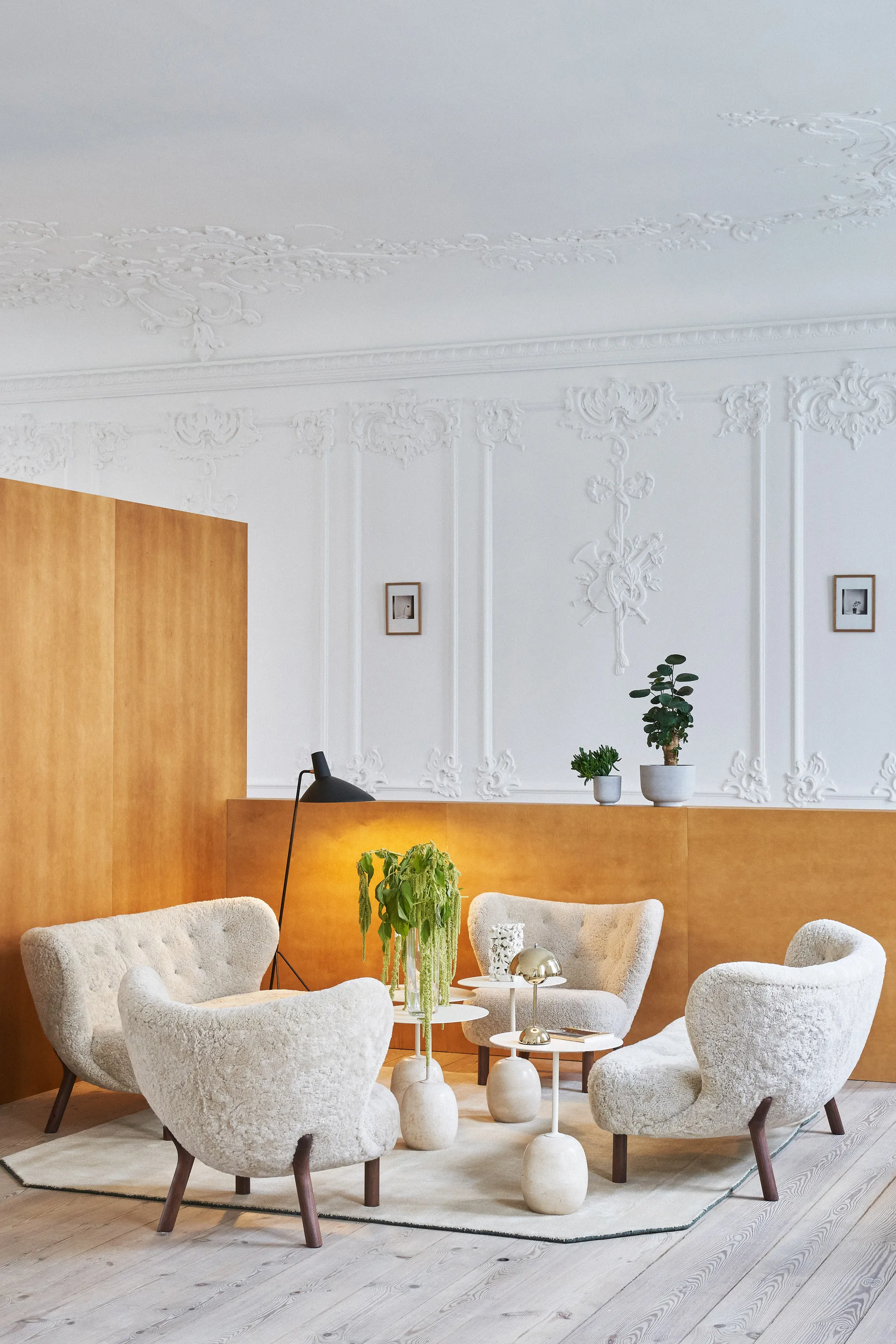 Flowerpot portable bordlampe VP9, Brass &Tradition