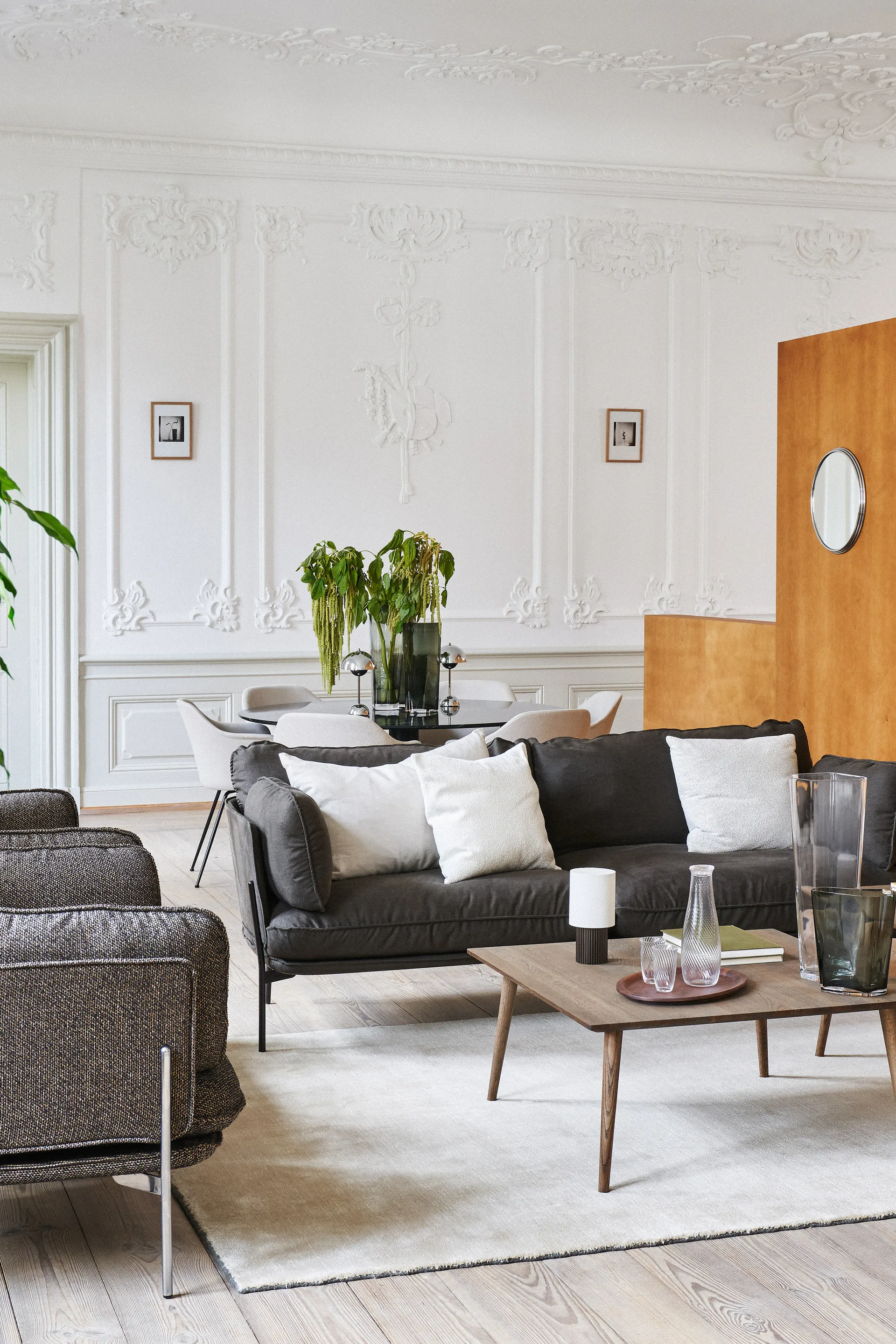 Flowerpot portable bordlampe VP9, Chrome &Tradition