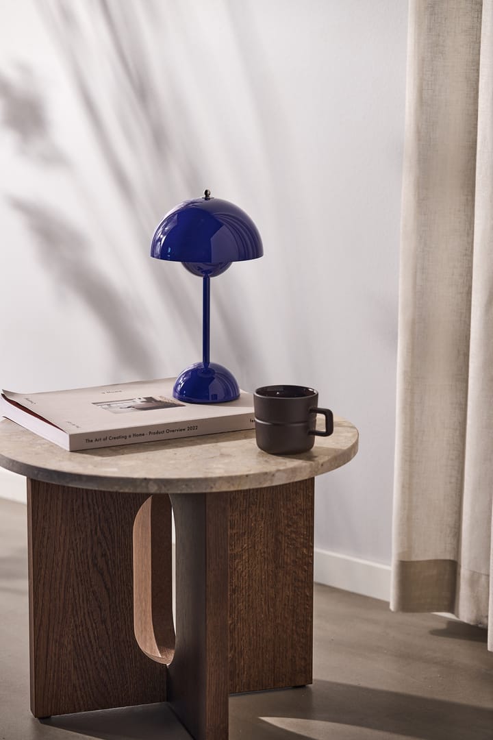 Flowerpot portable bordlampe VP9, Cobalt blue &Tradition