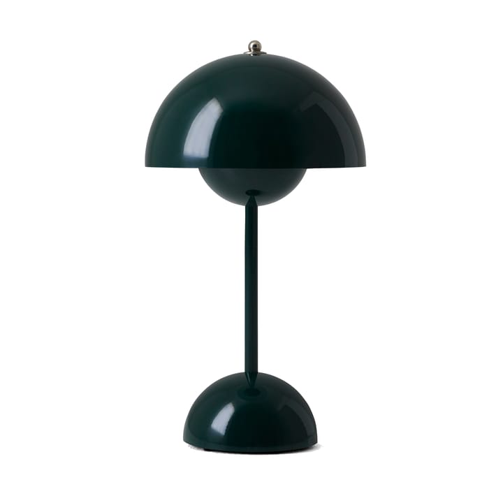 Flowerpot portable bordlampe VP9 - Dark green - &Tradition