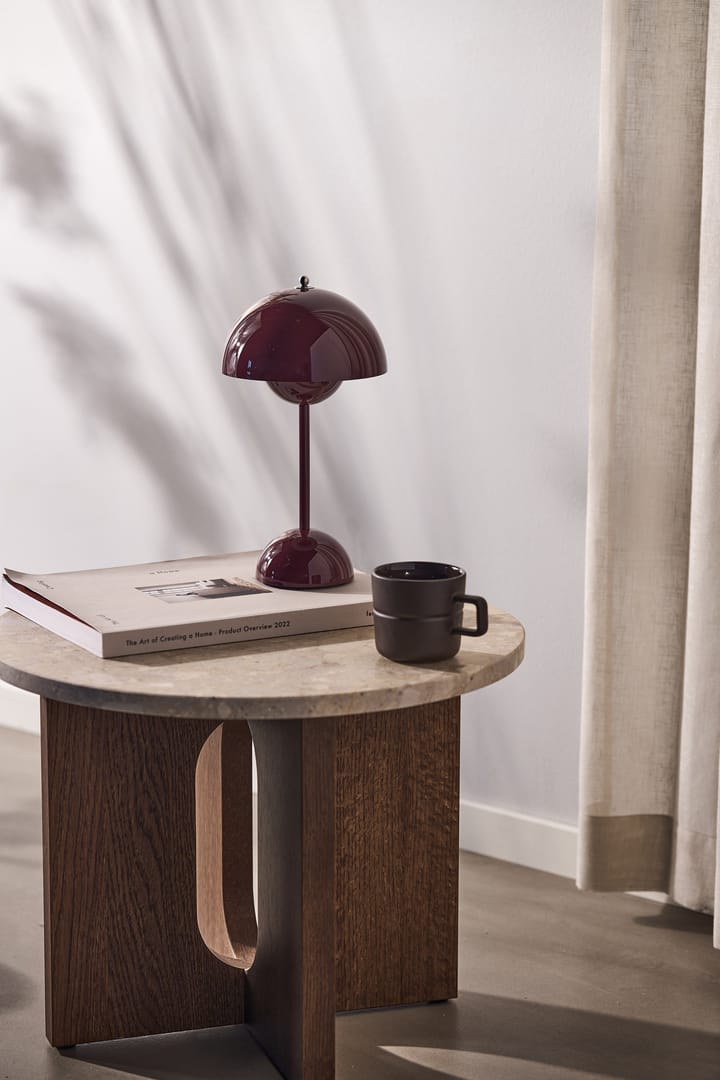 Flowerpot portable bordlampe VP9, Dark plum &Tradition