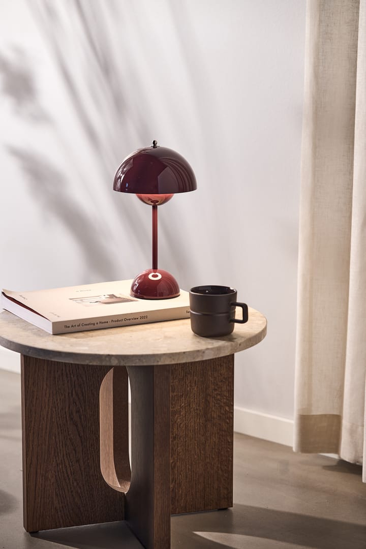 Flowerpot portable bordlampe VP9, Dark plum &Tradition