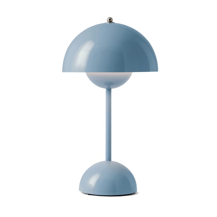 Flowerpot portable bordlampe VP9, Light blue &Tradition