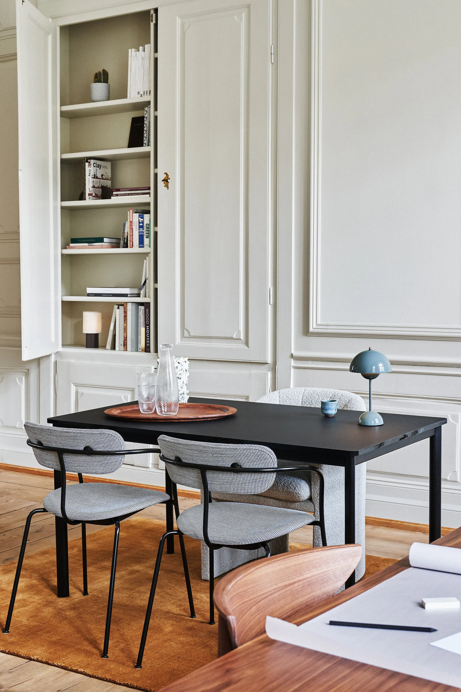 Flowerpot portable bordlampe VP9, Light blue &Tradition