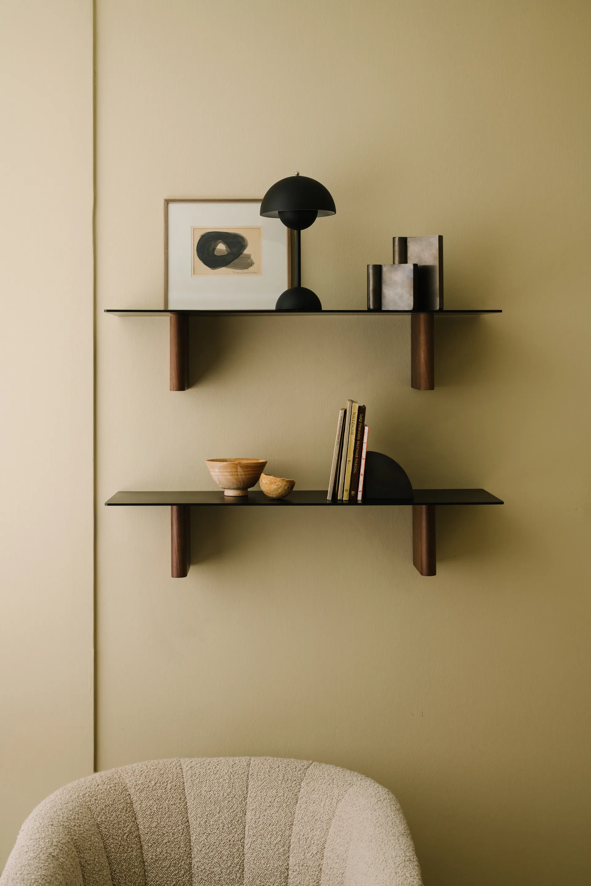 Flowerpot portable bordlampe VP9, Matt black &Tradition