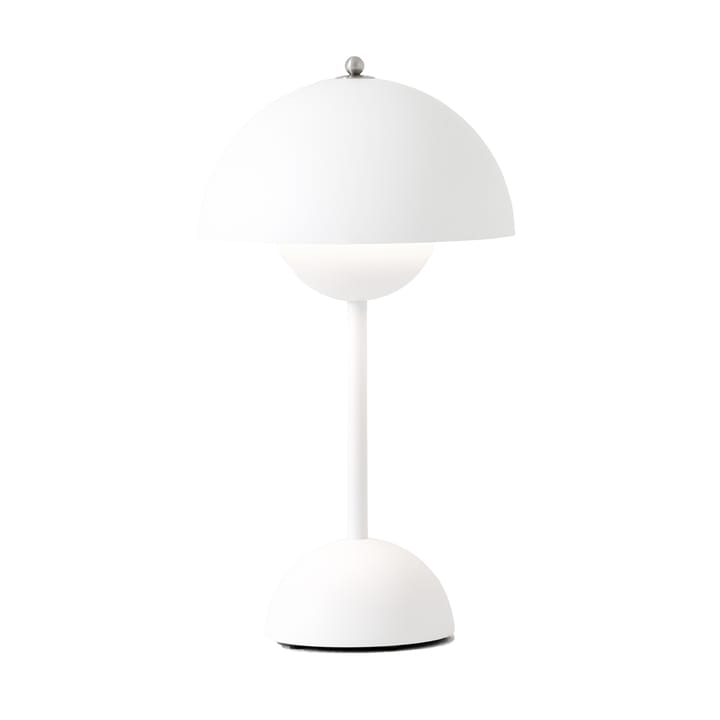Flowerpot portable bordlampe VP9, Matt white &Tradition