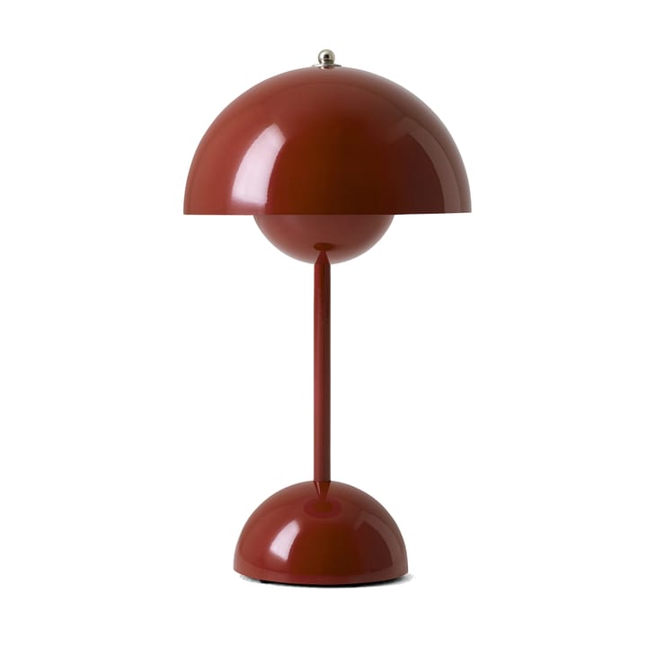 Flowerpot portable bordlampe VP9 - Red brown - &Tradition
