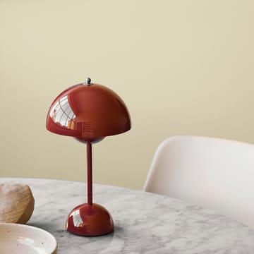 Flowerpot portable bordlampe VP9 - Red brown - &Tradition