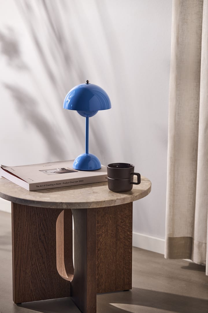 Flowerpot portable bordlampe VP9, Swim blue &Tradition