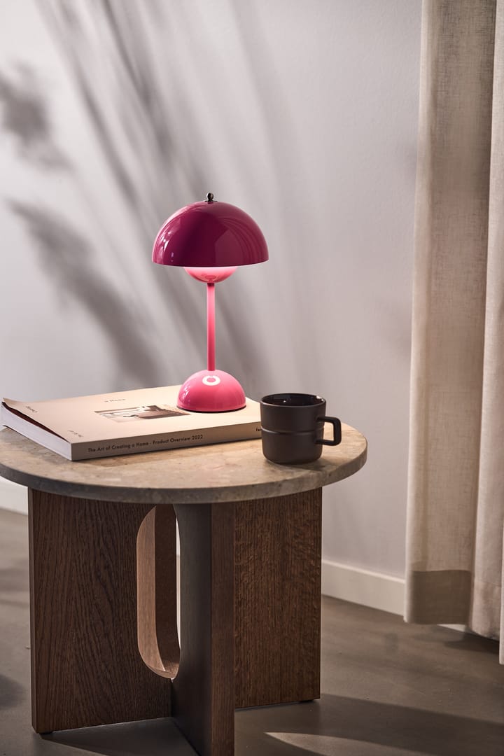 Flowerpot portable bordlampe VP9, Tangy pink &Tradition