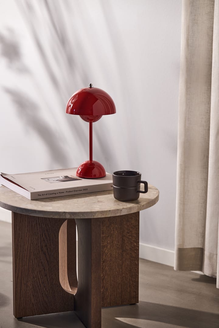 Flowerpot portable bordlampe VP9, Vermilion red &Tradition