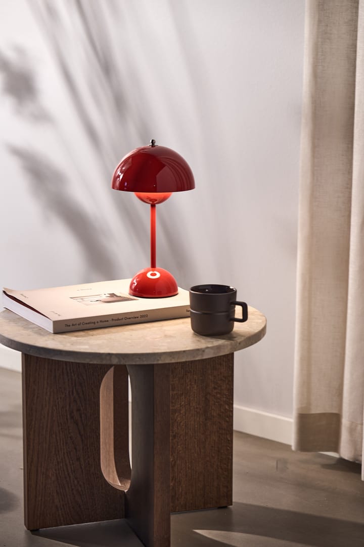 Flowerpot portable bordlampe VP9, Vermilion red &Tradition