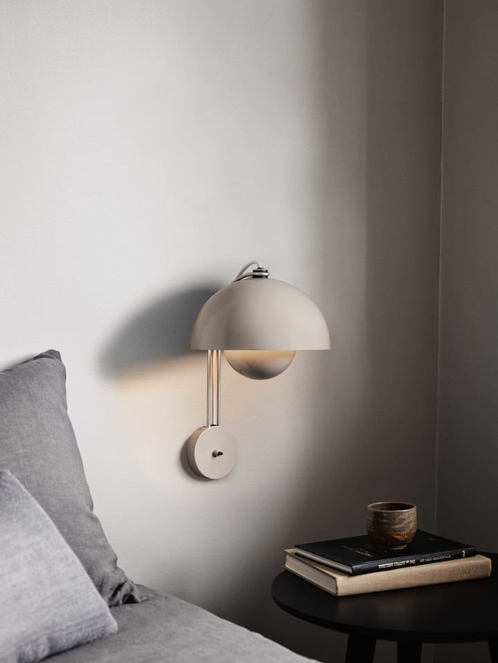 Flowerpot væglampe VP8, Grey beige &Tradition