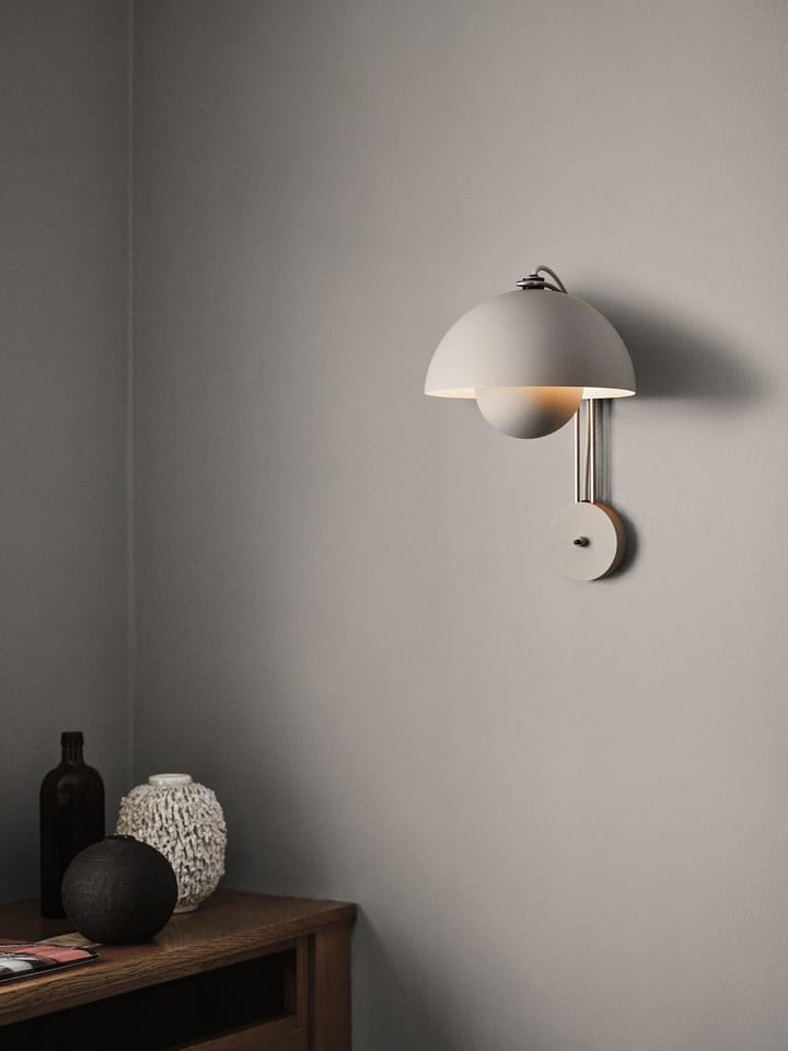 Flowerpot væglampe VP8, Grey beige &Tradition