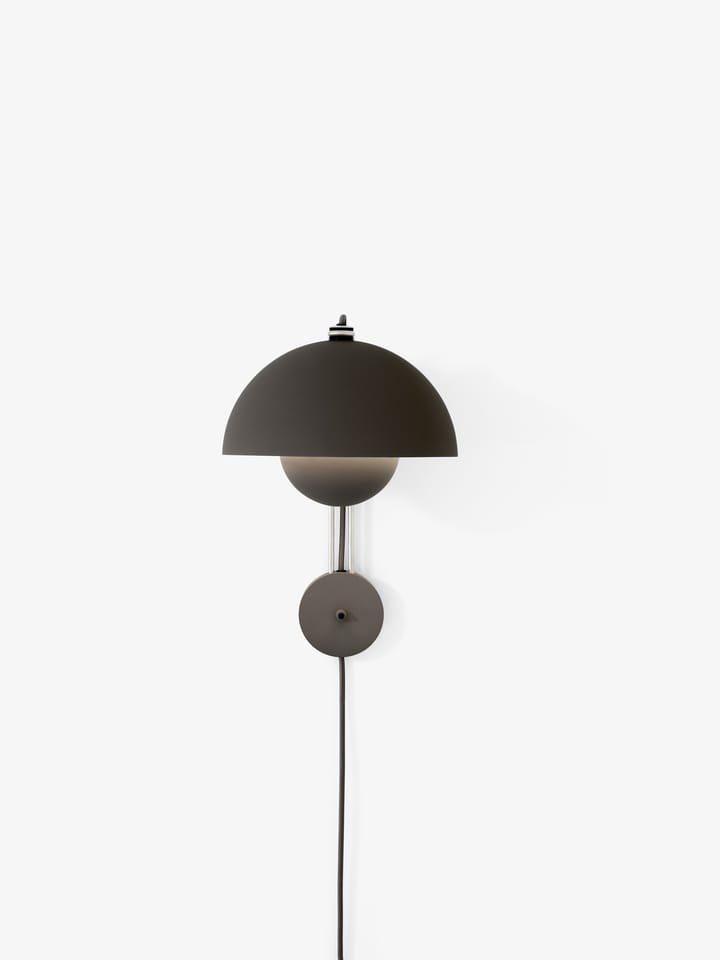 Flowerpot væglampe VP8, Matt black &Tradition