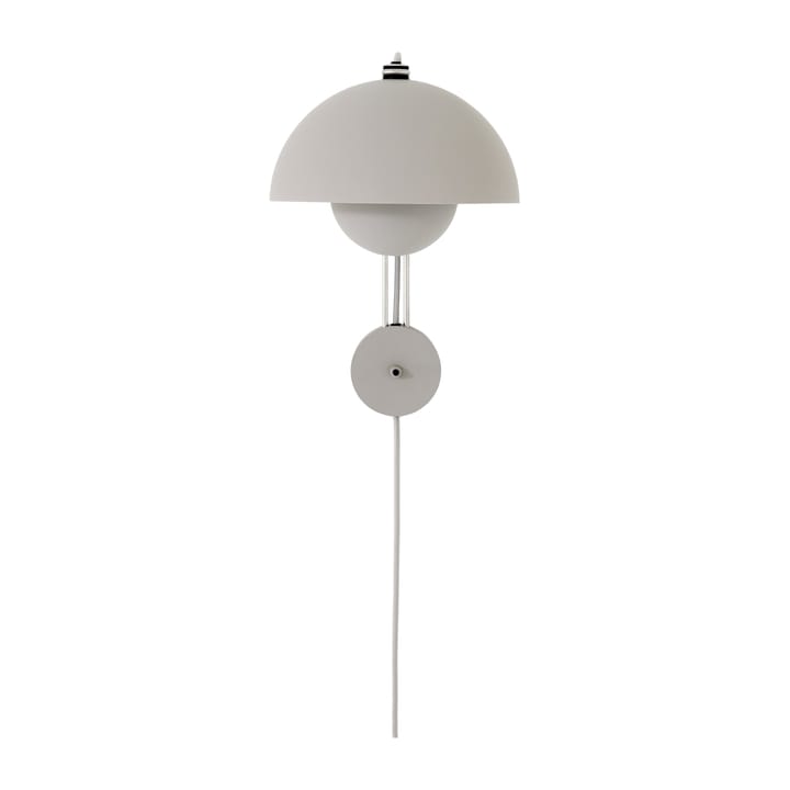 Flowerpot væglampe VP8 - Matt light grey - &Tradition