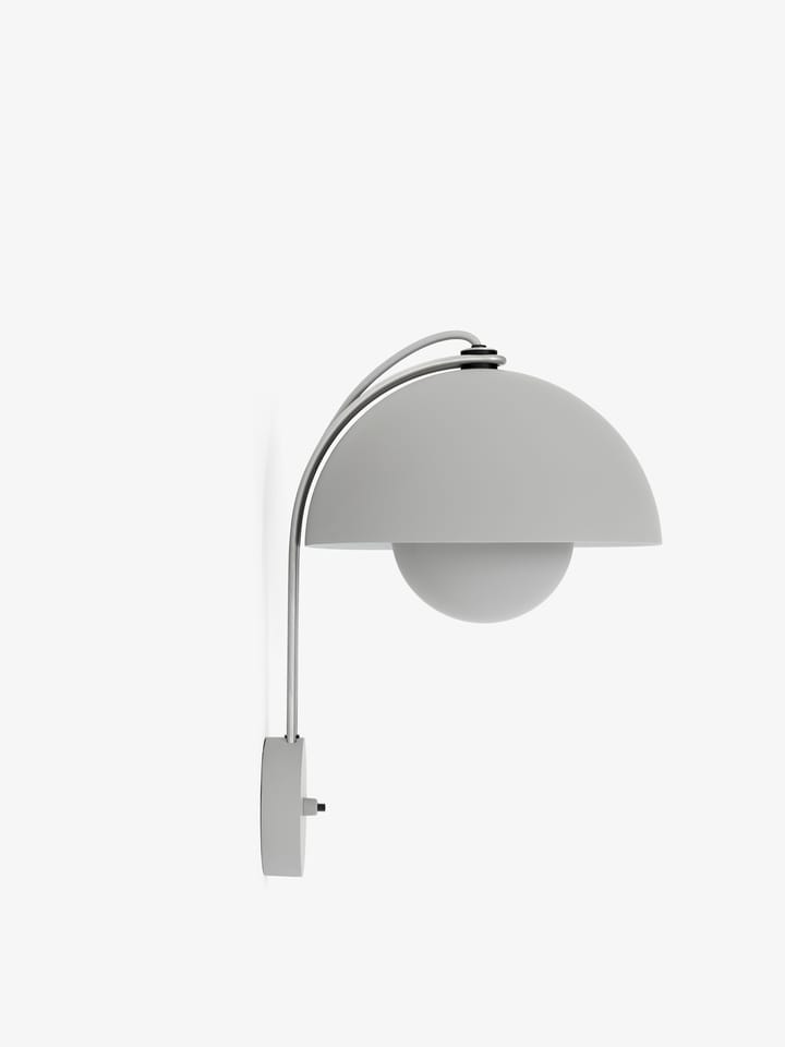 Flowerpot væglampe VP8, Matt light grey &Tradition